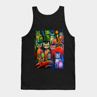 Colourful Kittens Tank Top